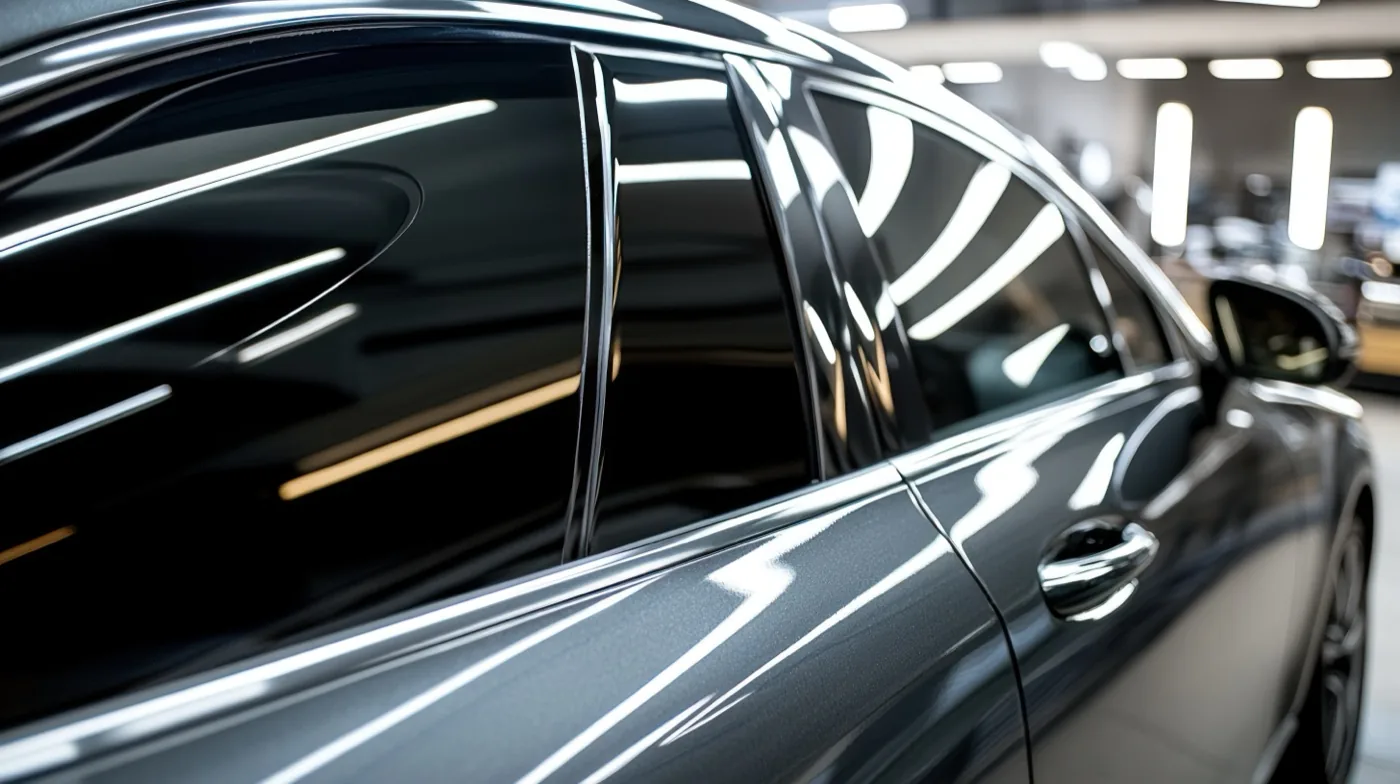 Car side windows and rear screen
